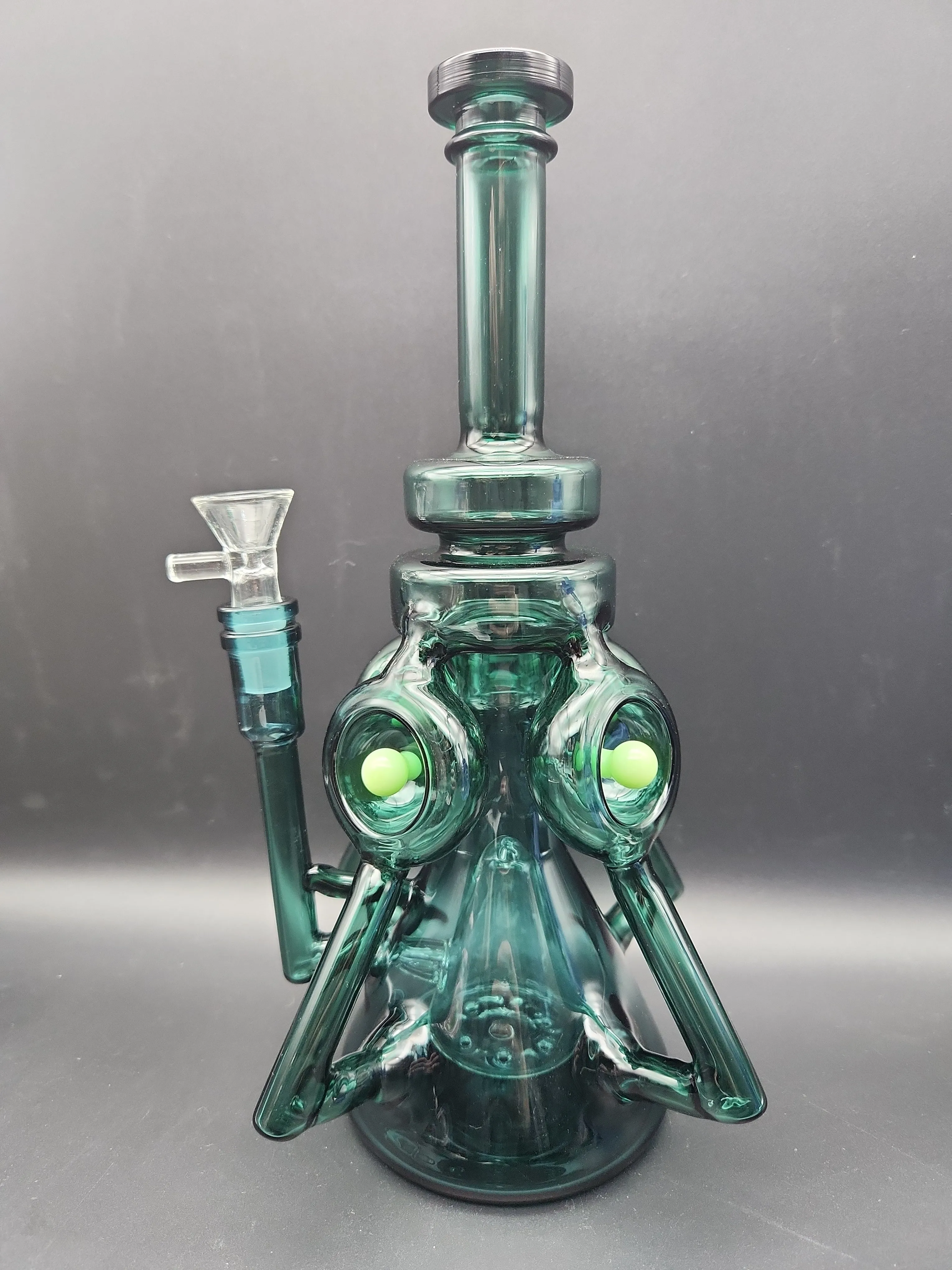 11 Quad Tube Recycler w/ Pyramid Perc