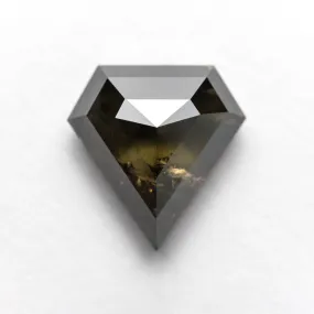 2.90ct 9.89x9.56x4.55mm Shield Rosecut 20019-08