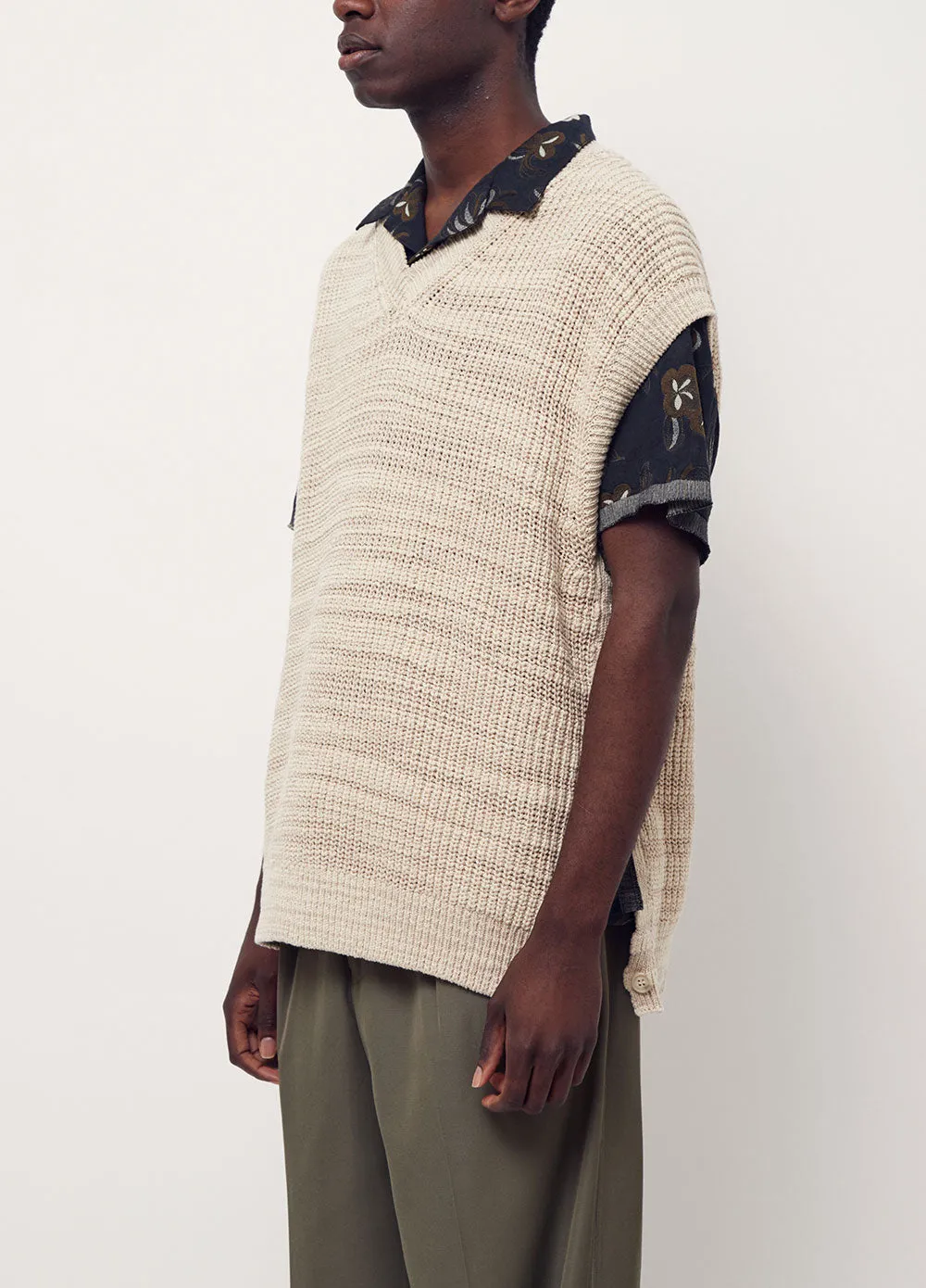 5G Oversized Knit Vest