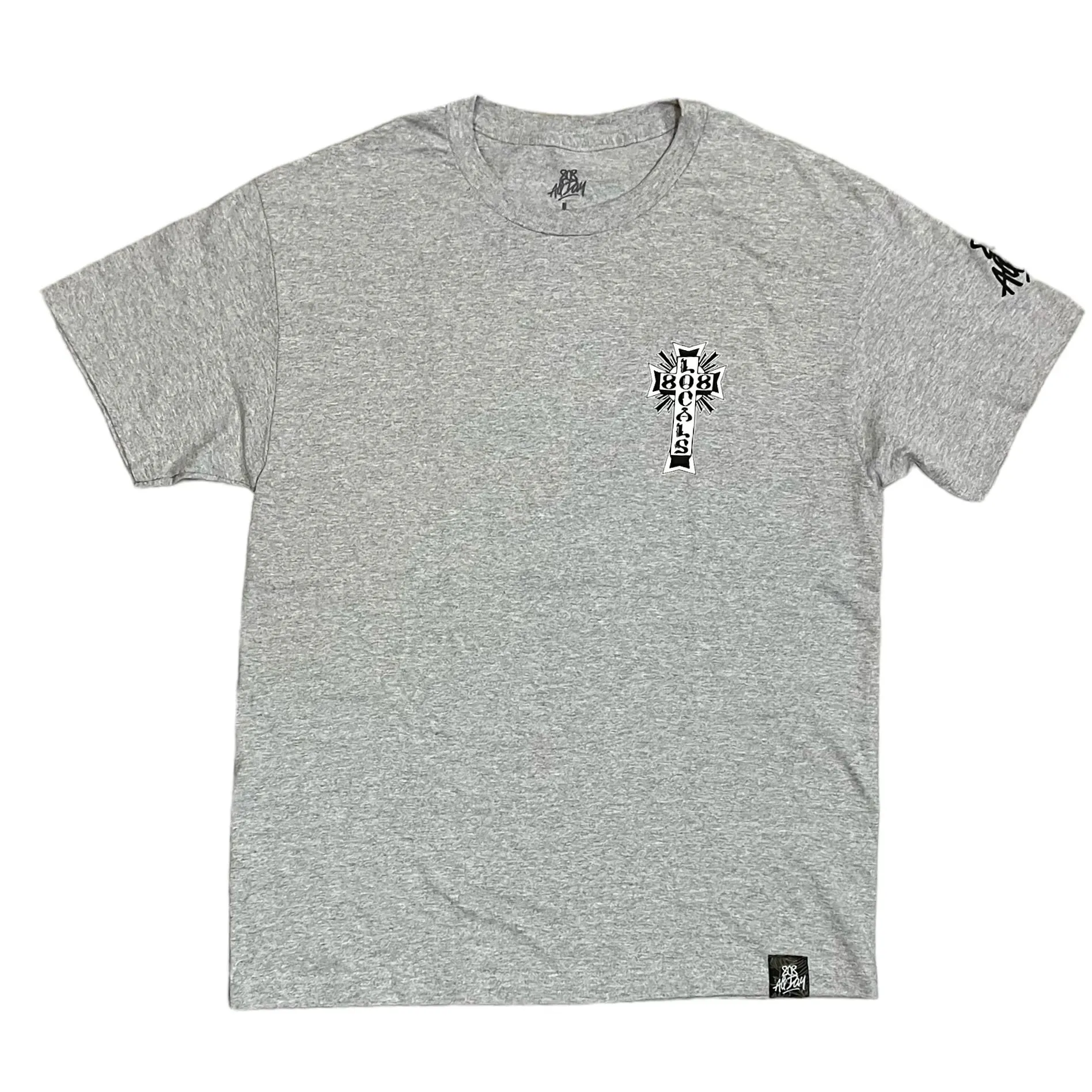 808ALLDAY Athletic Grey 808 Locals T Shirt