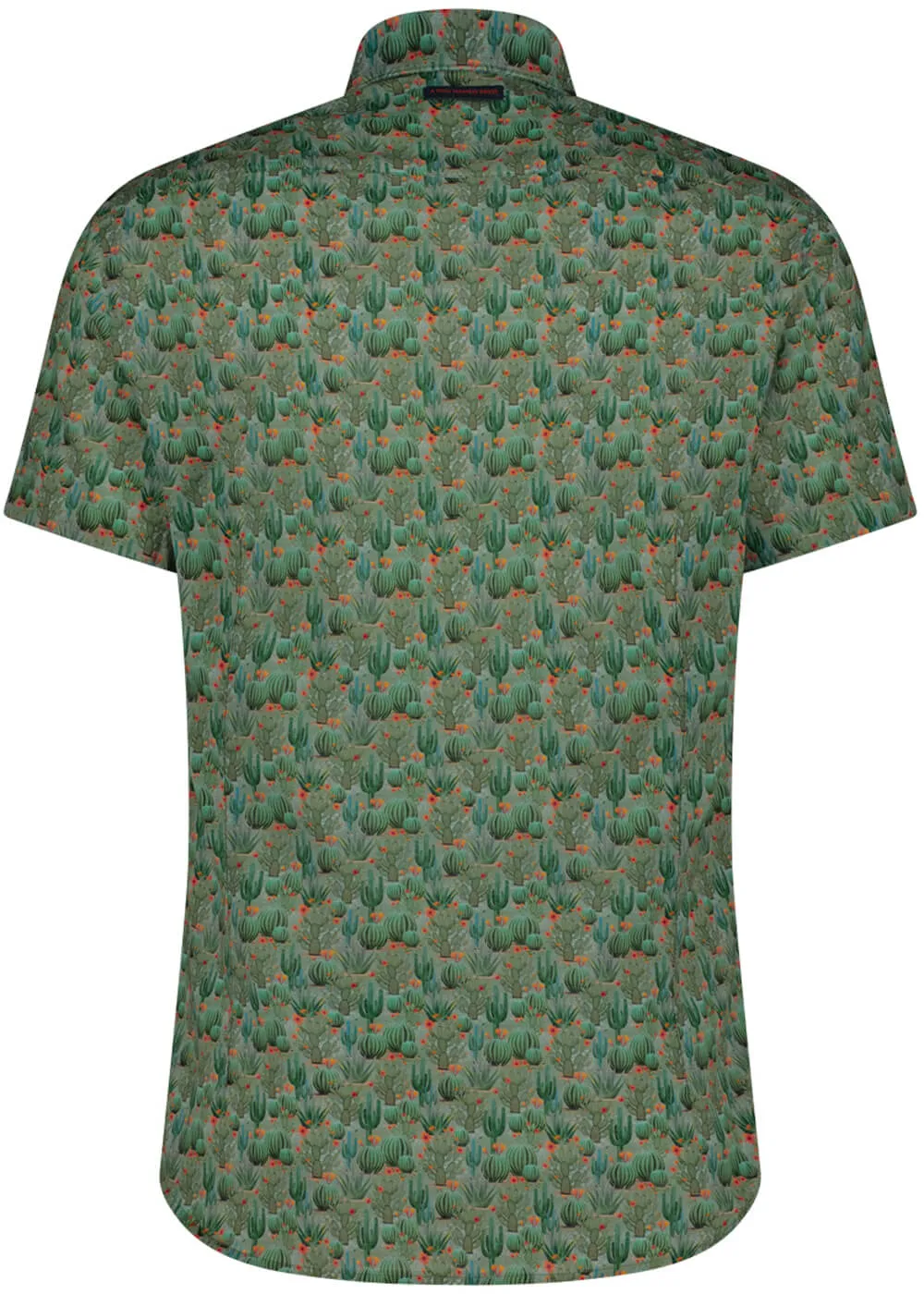 A Fish Named Fred Cactus Short Sleeve Shirt Sage Green