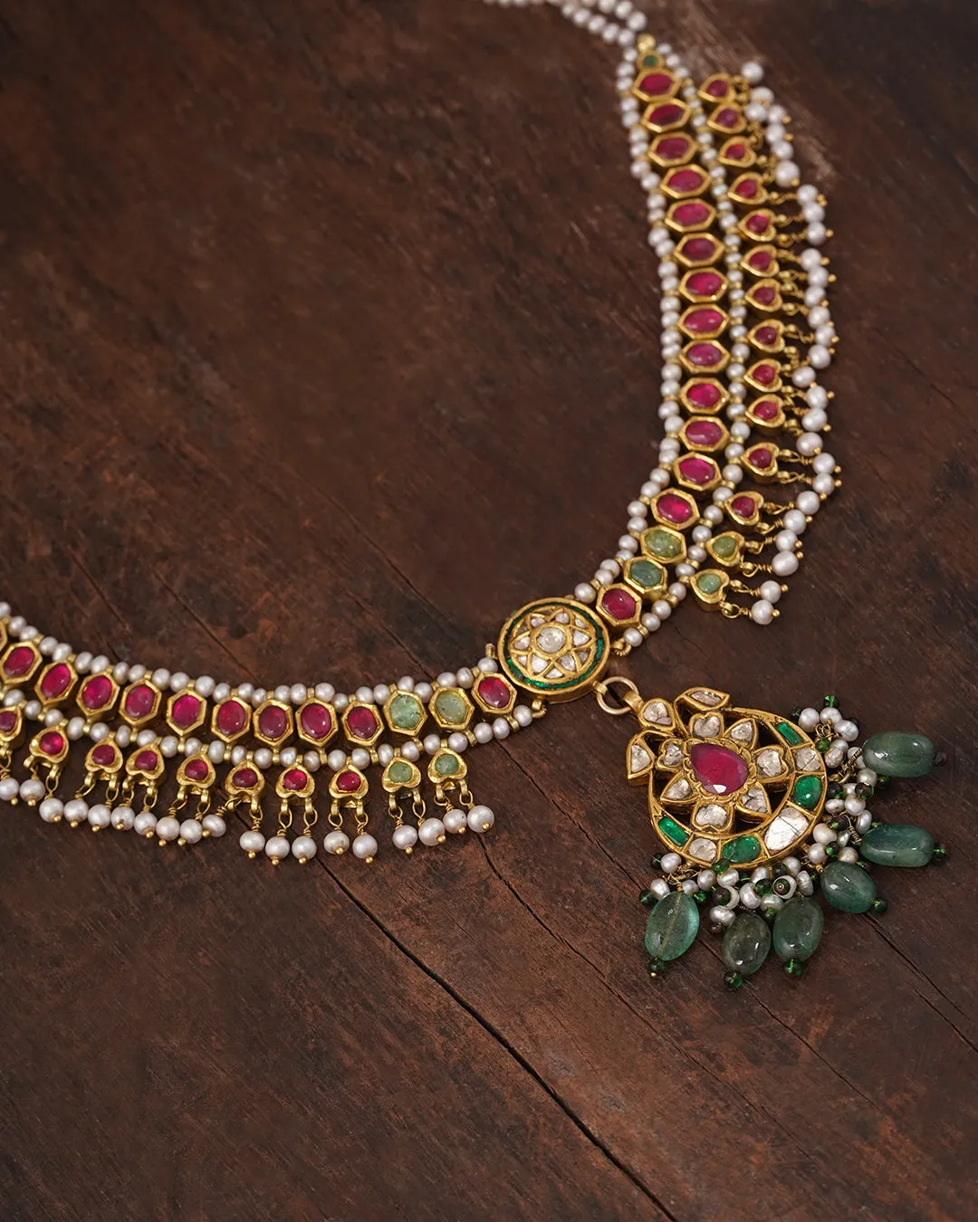 Adira Mathapatti and Necklace