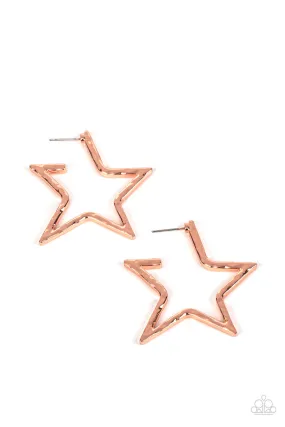 All-Star Attitude Copper-Earrings