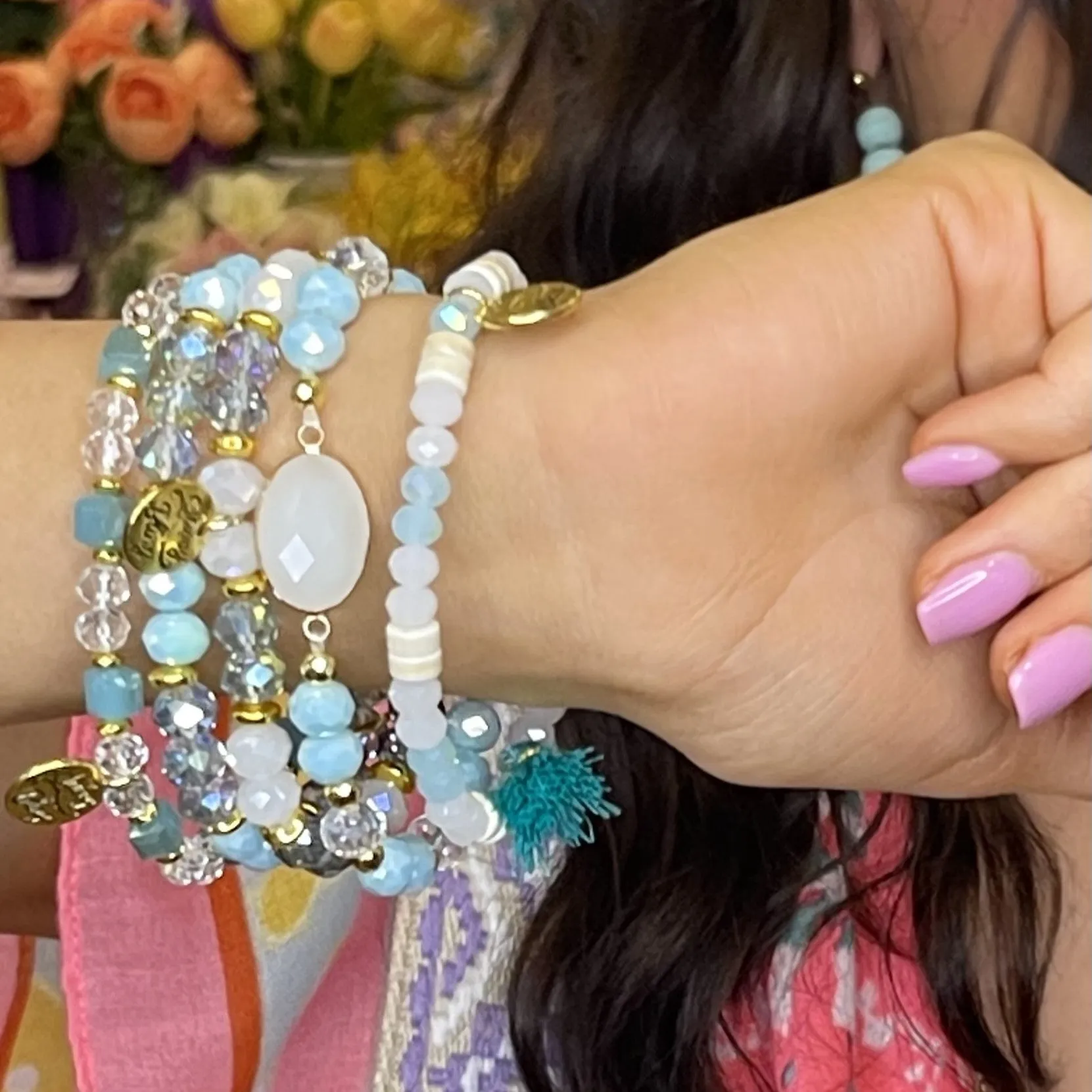 Always Essential Beaded Bracelet Stack