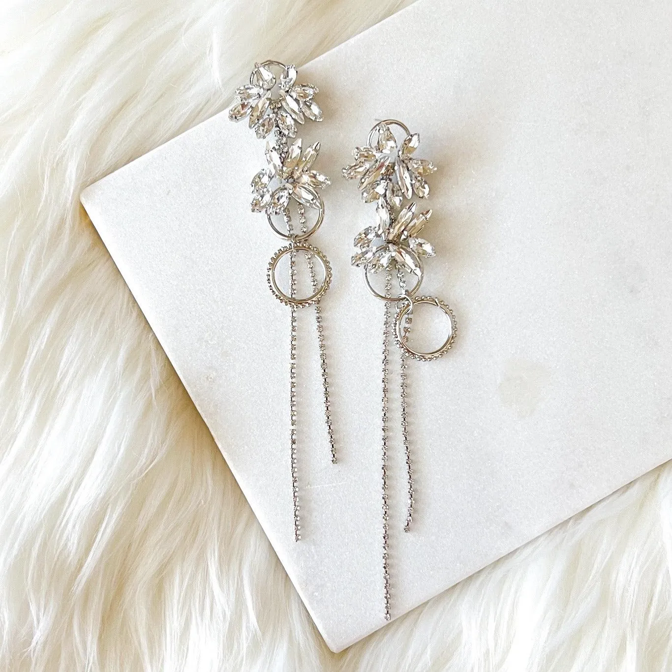 Amaryllis Rhinestone Earrings