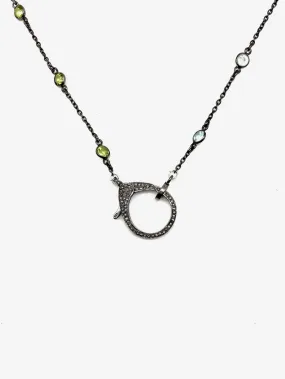 Arlene Diamond Clasp Necklace