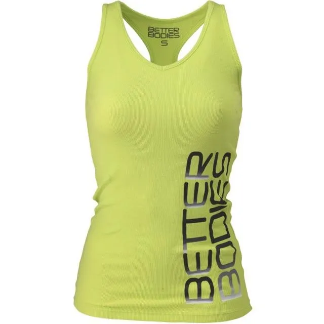 Better Bodies Fitness Rib T-Back - Lime