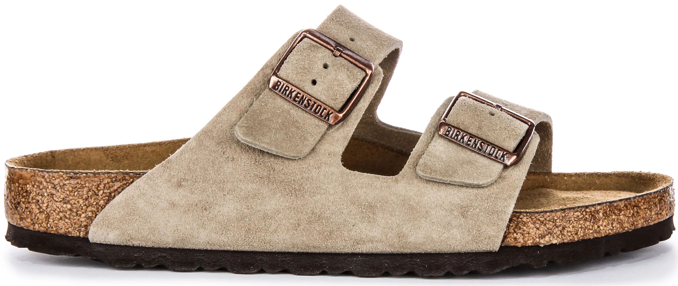 Birkenstock Arizona Soft Footbed In Taupe