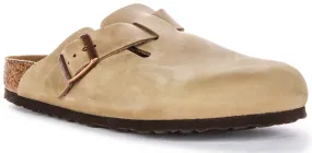 Birkenstock Boston Bs In Tobacco | Regular Fit