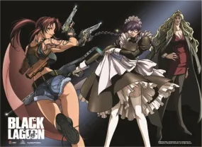 Black Lagoon: Revy, Roberta & Balalaika Wall Scroll