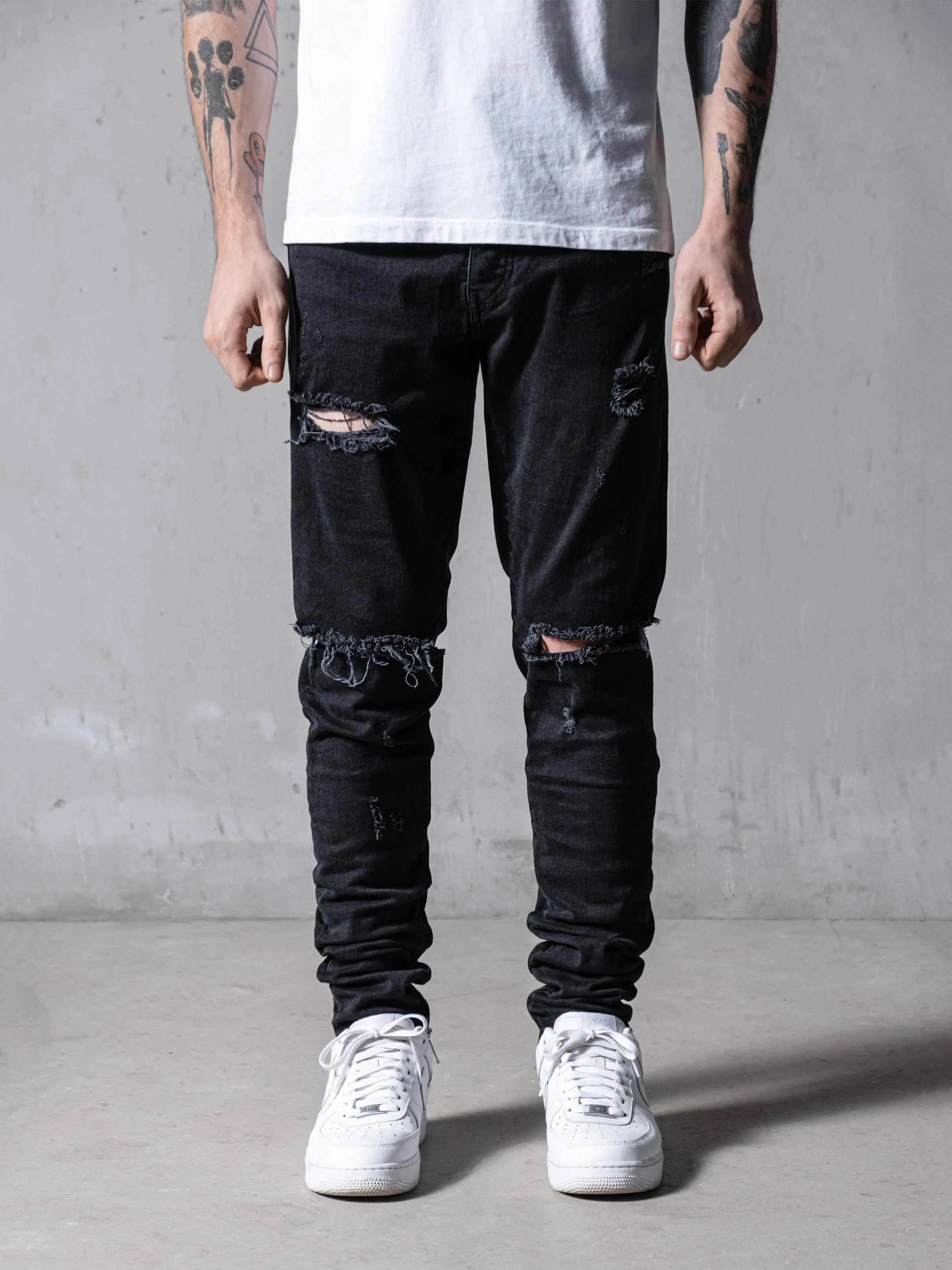 Black Mono Essential Jeans