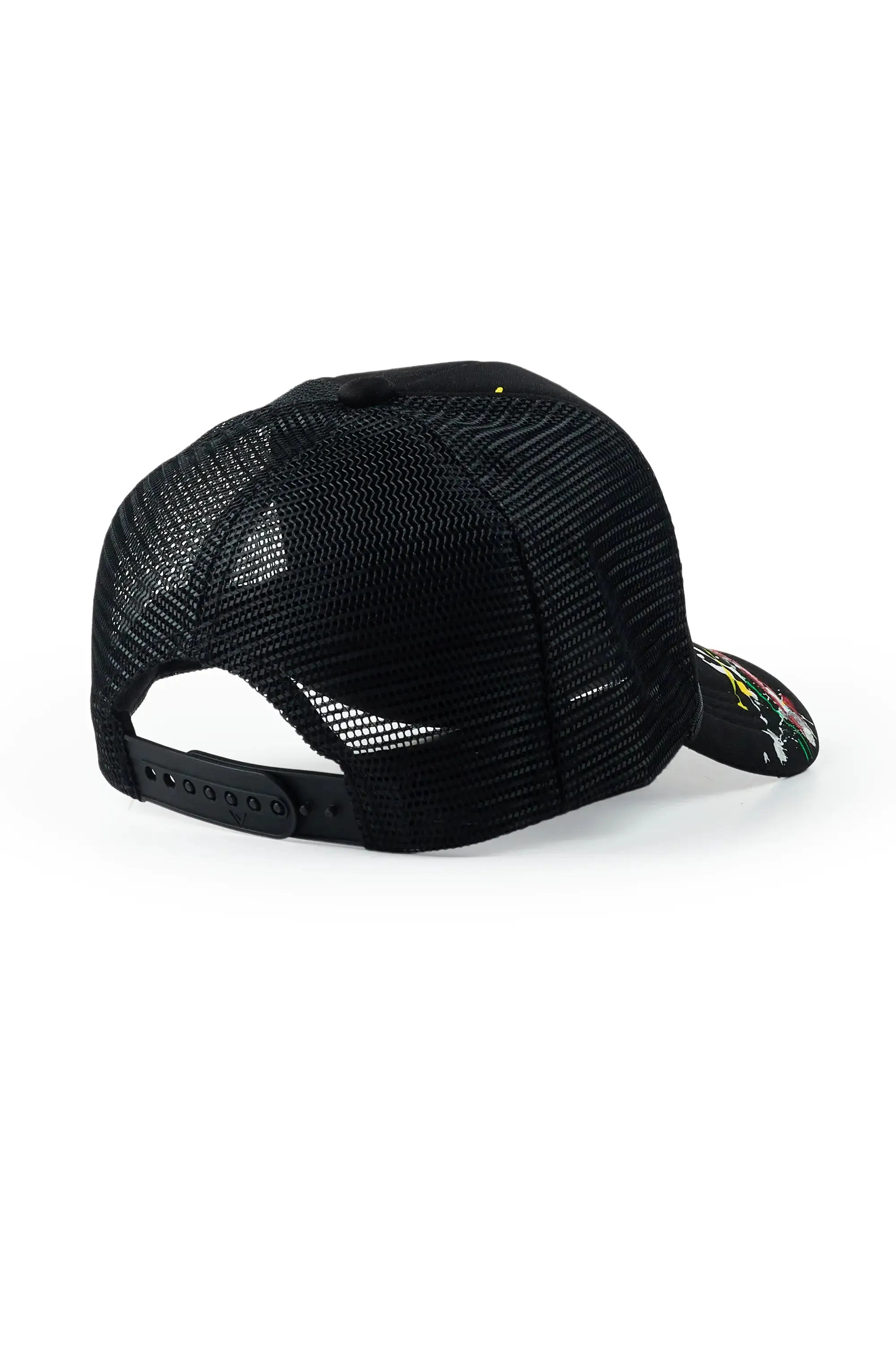 Boys Abiel Black Graphic Trucker Hat