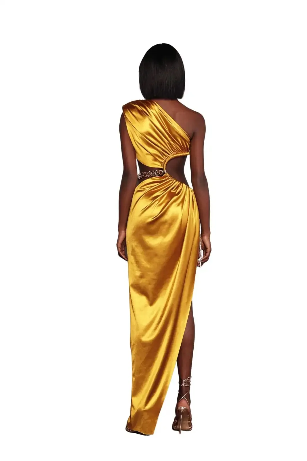 Bronx and Banco - Jamilia Gold Gown - Gold