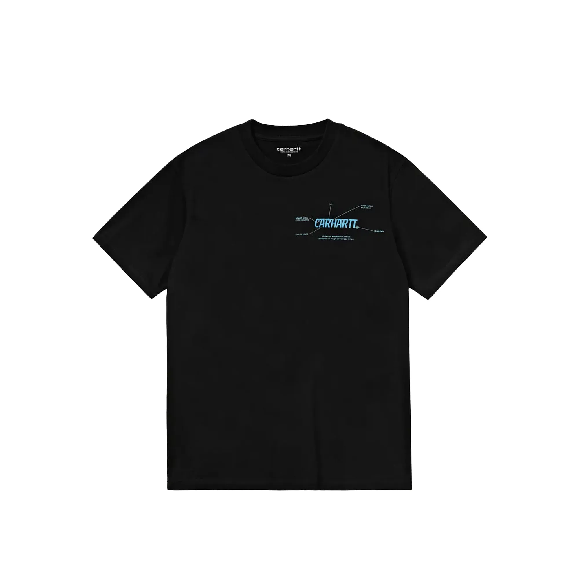 Carhartt WIP Mens Blueprint SS Tee Black