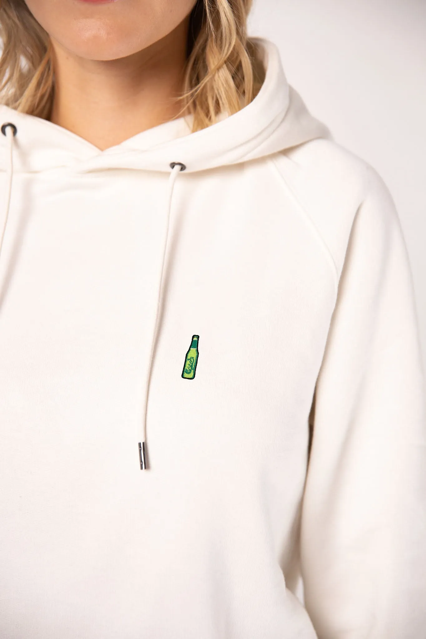 Carlsberg | Bestickter Bio-Baumwoll Frauen Hoodie