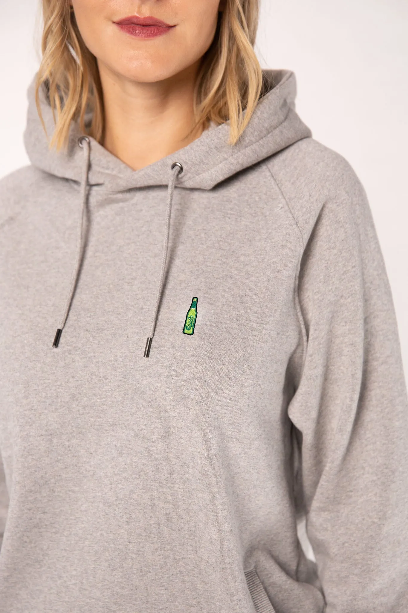 Carlsberg | Bestickter Bio-Baumwoll Frauen Hoodie