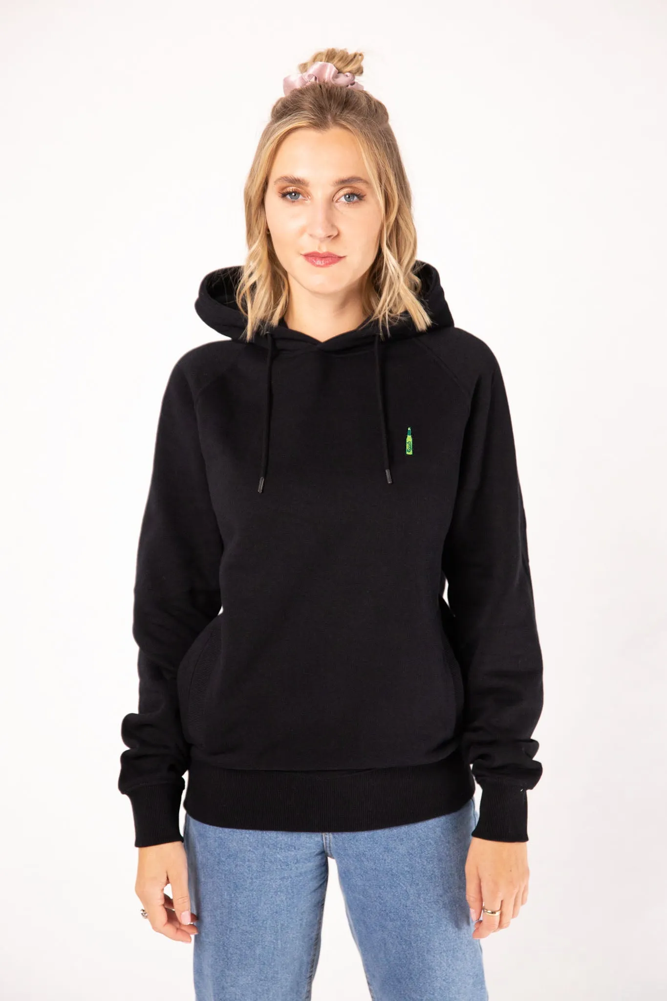 Carlsberg | Bestickter Bio-Baumwoll Frauen Hoodie