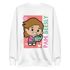 Cartoon Pam Beesly - Unisex Premium Sweatshirt