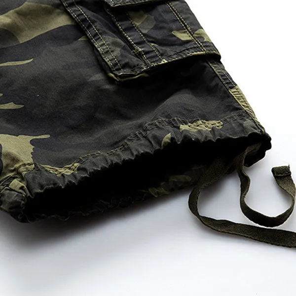 Casual Loose Multicolor Camouflage Men's Beach Shorts