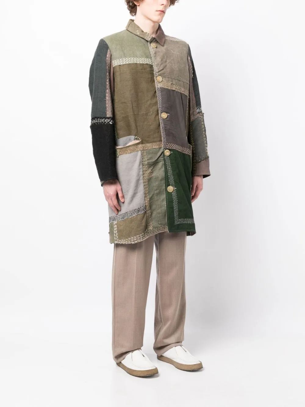 Cedric Cotton Single-Breasted Coat