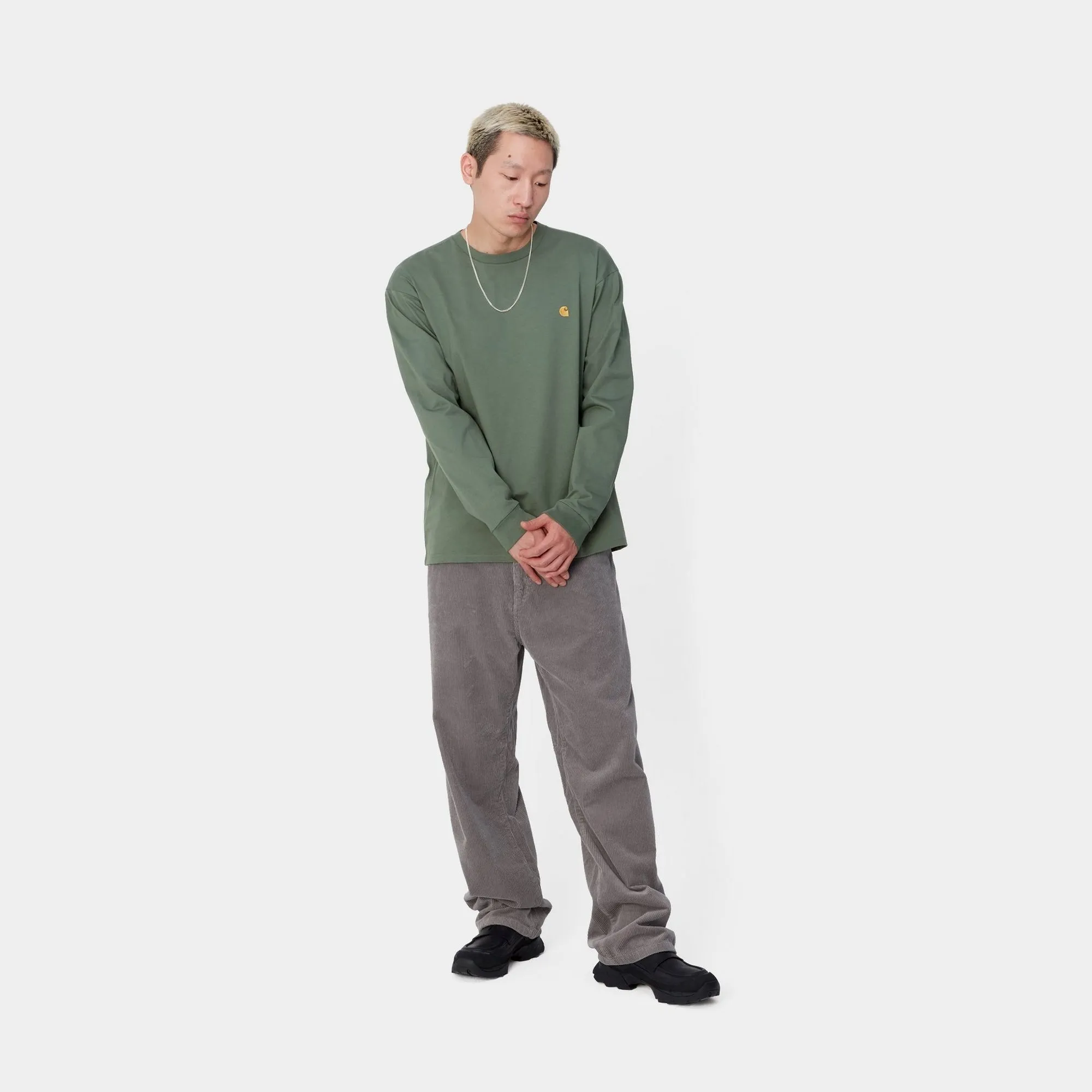 Chase Long Sleeve T-Shirt | Duck Green