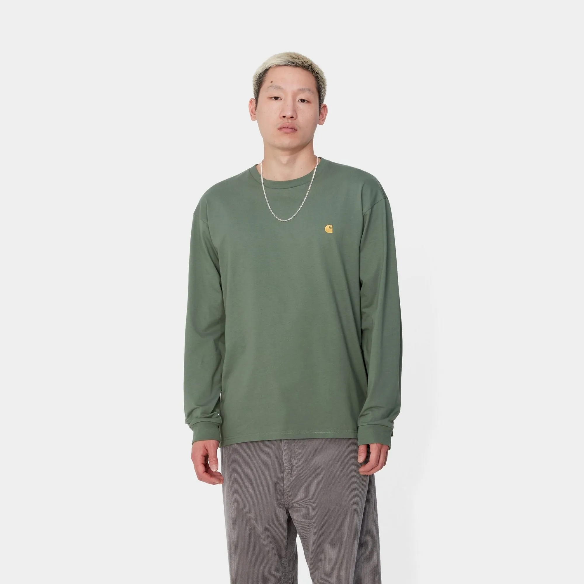 Chase Long Sleeve T-Shirt | Duck Green