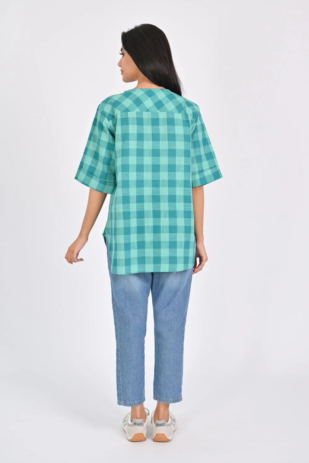 CHECKERED OVERSIZED SHIRT