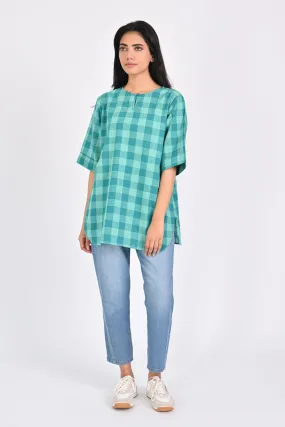 CHECKERED OVERSIZED SHIRT