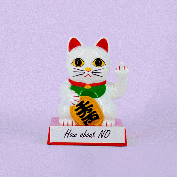 Cheeky Fortune Lucky Cat Display Stand