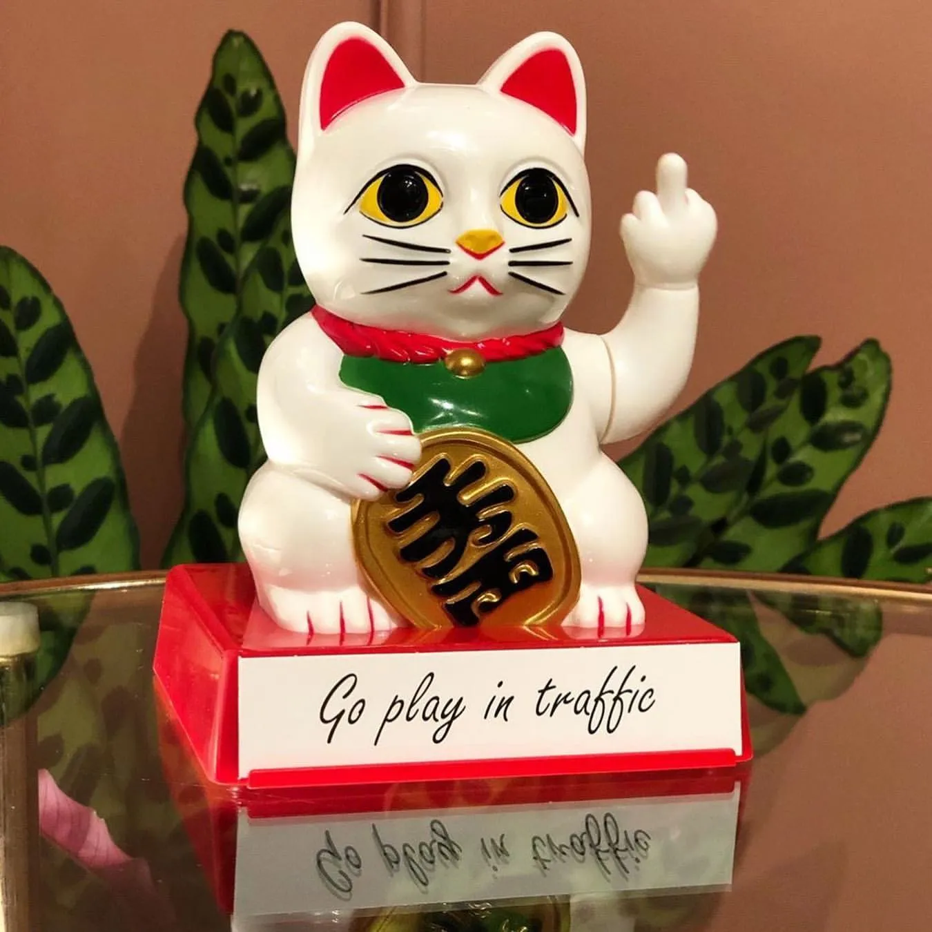 Cheeky Fortune Lucky Cat Display Stand