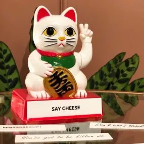 Cheeky Fortune Lucky Cat Display Stand