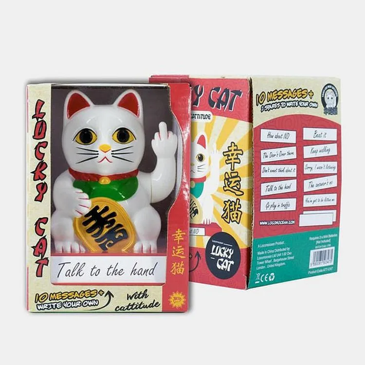 Cheeky Fortune Lucky Cat Display Stand