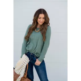 Cotton Slub Long Sleeve Tee