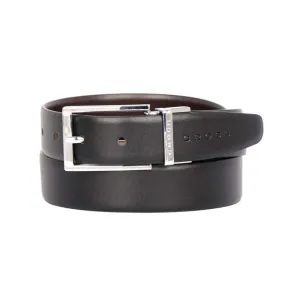 Cross Belt Santiago30Mm Pronged Buckle Black/Brown 7162