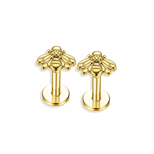 Cute Threadless Push Pin Labret Studs | 16g