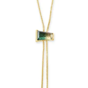 Delano Bolo Necklace - Green Quartz