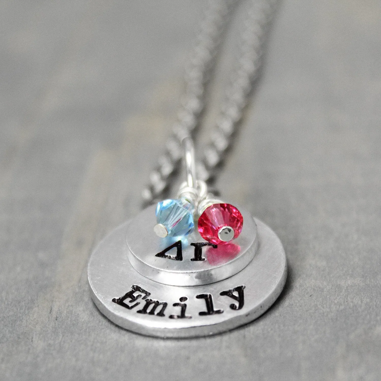 Delta Gamma Stacked Necklace