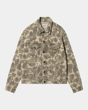 Duck Camo Helston Jacket | Black (bleached)