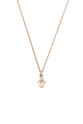 Fatima Necklace Rose Gold