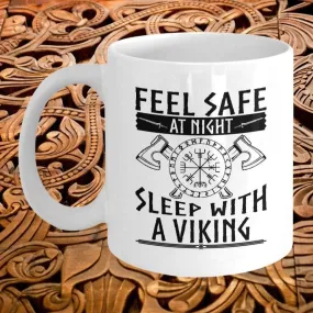 Feel Safe at Night White Mug