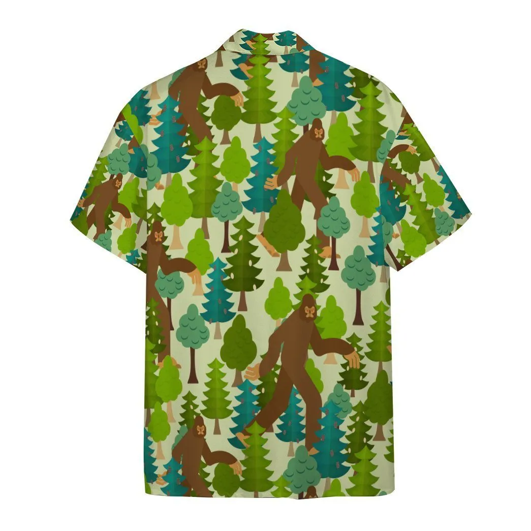 Gearhuman 3D Bigfoot Hawaii shirt