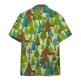 Gearhuman 3D Bigfoot Hawaii shirt