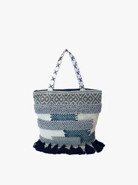 Genevieve Cotton Tote w/ Tassels