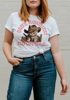 God's Rowdiest Cowpoke Tee