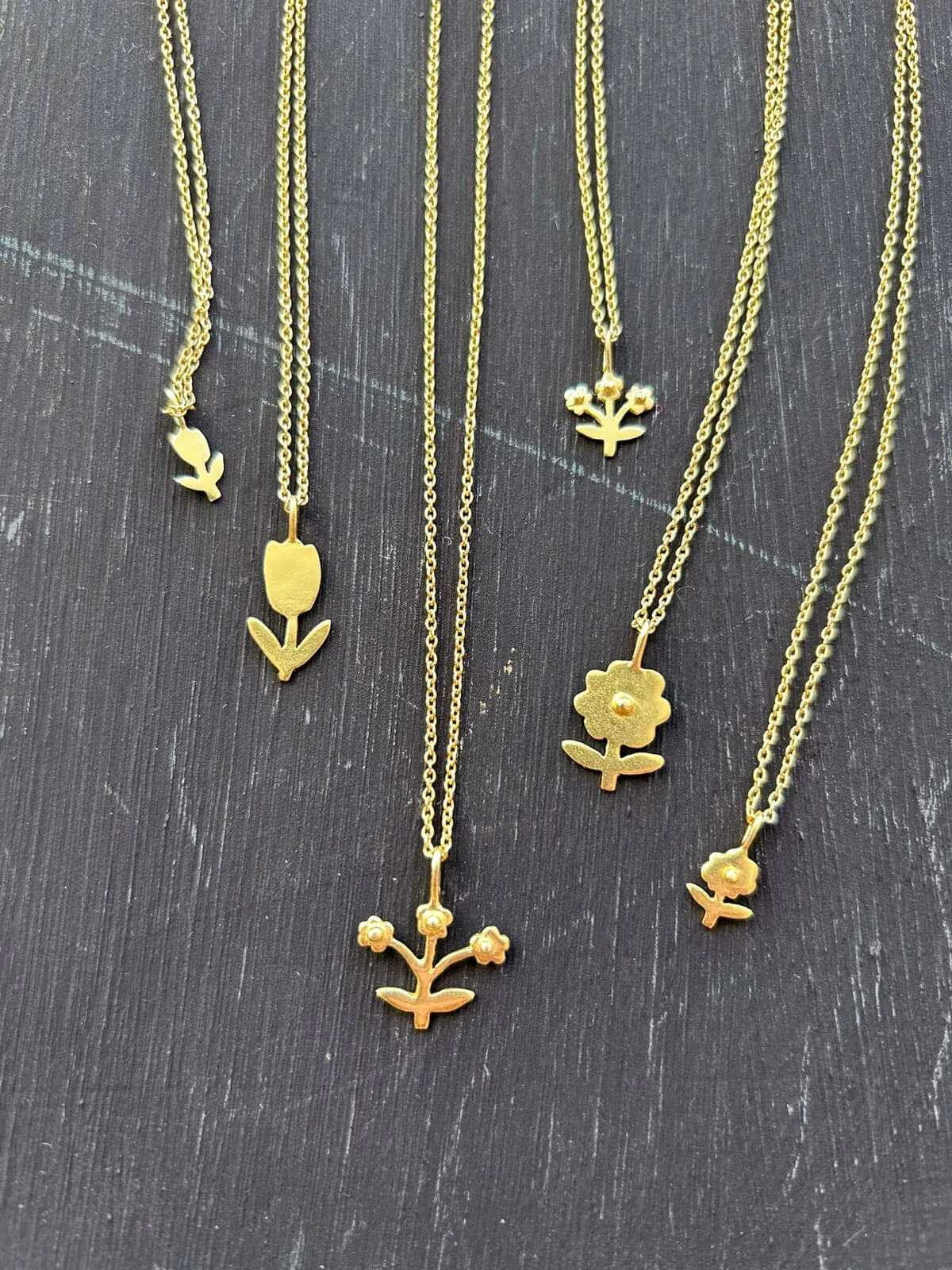 Gold Posie Necklace