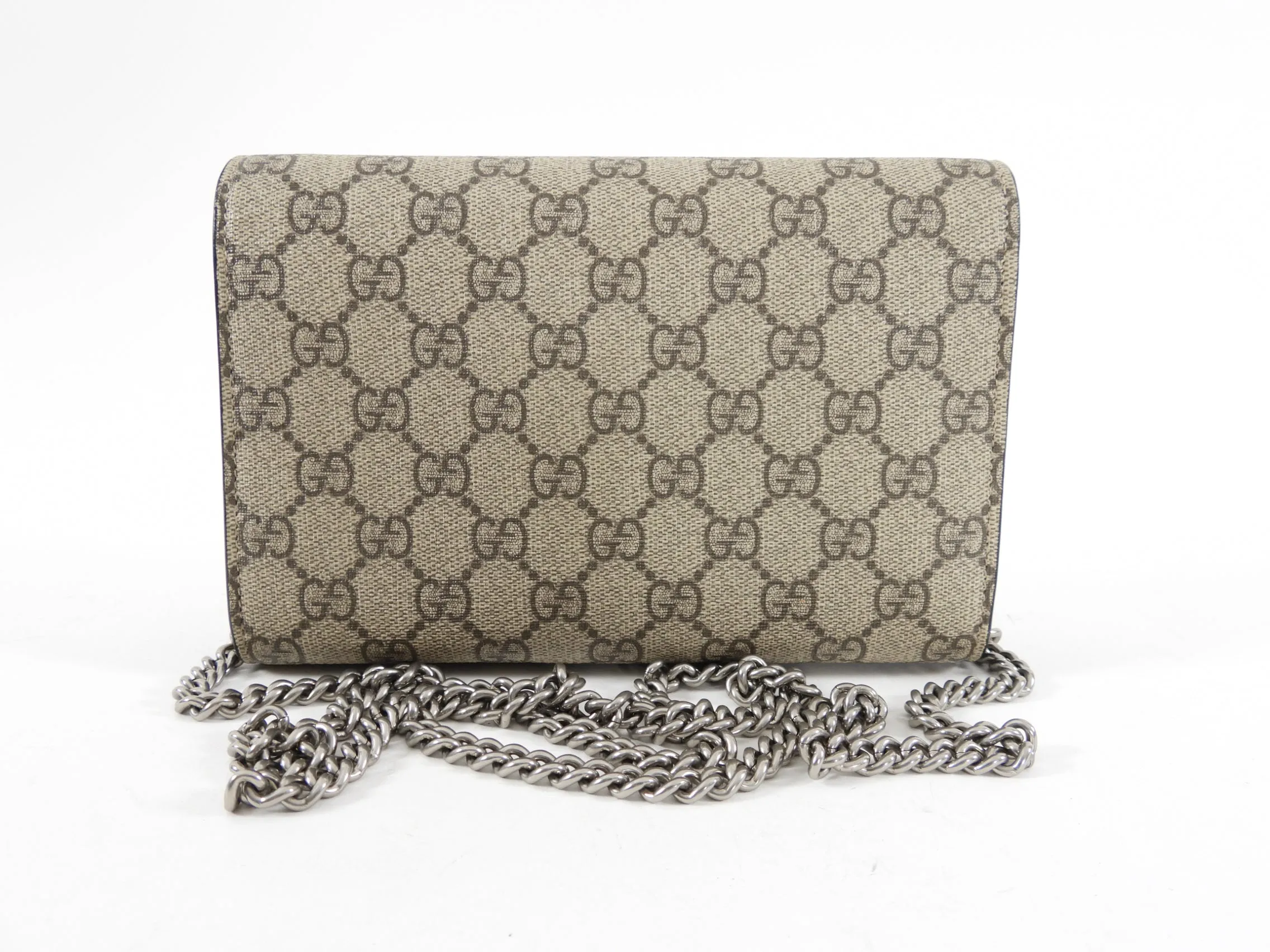 Gucci Dionysus Supreme Wallet on Chain Crossbody Bag