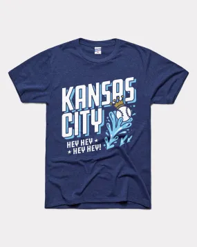 Hey Hey Hey Hey Kansas City Navy T-Shirt