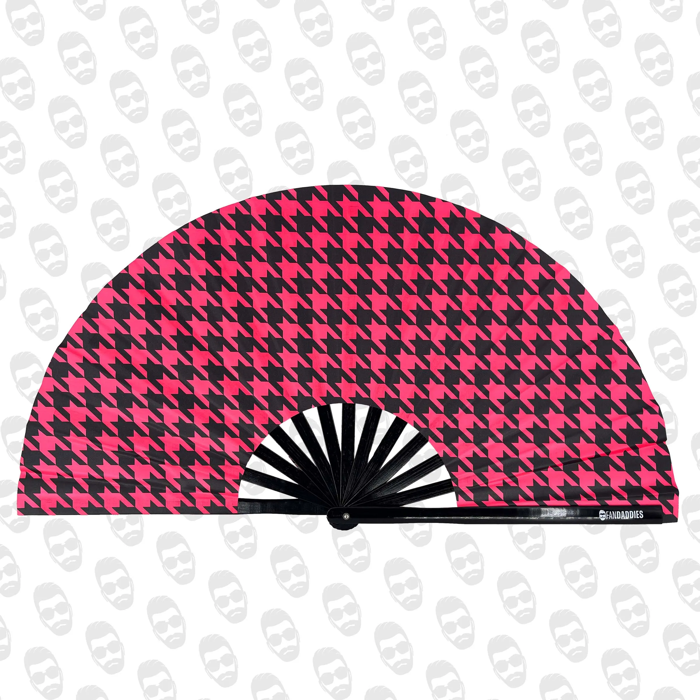 Houndstooth UV Fan