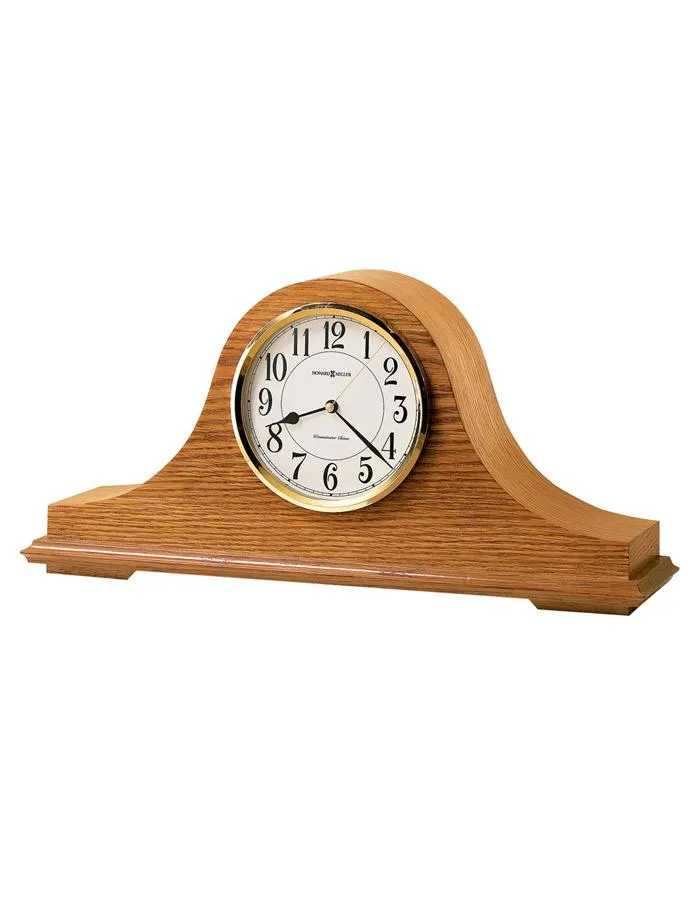 Howard Miller Nicholas Chiming Mantel Clock - Golden Oak Finish - Westminster