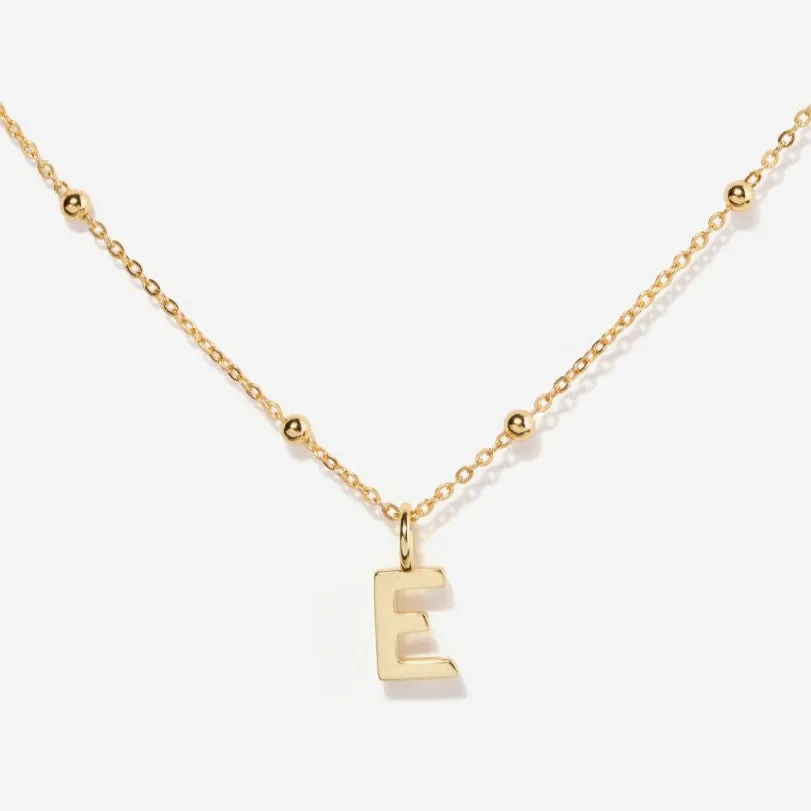 Initial Capital Letter Necklace